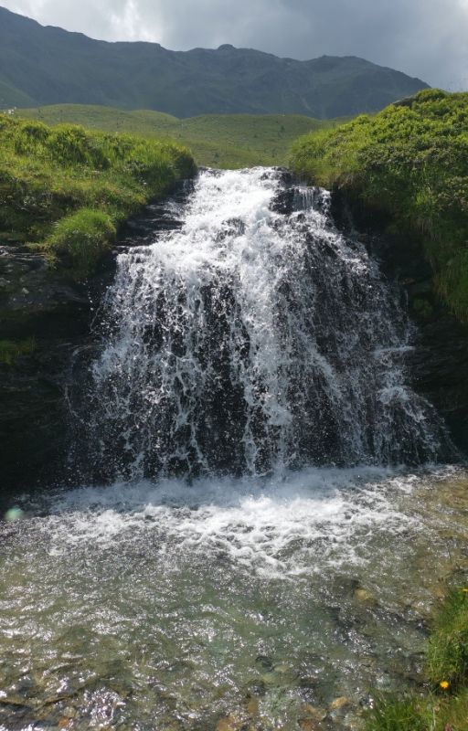 Natürlicher Whirlpool auf der Sadnigalm. Bei großer Hitze lädt die Stelle zu einem erfrischenden Bad ein.